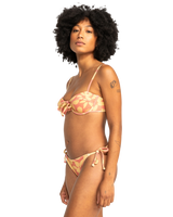 The Quiksilver Womens Collection Womens Uni Love Blows Bikini Bottoms in Canyon Clay 2 Tones Flower