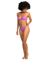 The Quiksilver Womens Collection Womens Uni Champion Sound Bikini Top in Violet Heritage