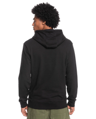 The Quiksilver Mens Check On It Hoodie in Black