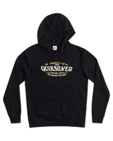 The Quiksilver Mens Check On It Hoodie in Black