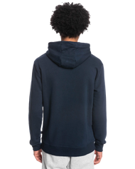 The Quiksilver Mens Omni Lockup Hoodie in Navy Blazer