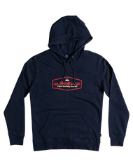 The Quiksilver Mens Omni Lockup Hoodie in Navy Blazer