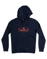 The Quiksilver Mens Omni Lockup Hoodie in Navy Blazer