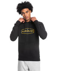 The Quiksilver Mens Omni Lockup Hoodie in Black