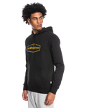 The Quiksilver Mens Omni Lockup Hoodie in Black