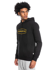 The Quiksilver Mens Omni Lockup Hoodie in Black