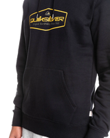 The Quiksilver Mens Omni Lockup Hoodie in Black