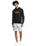 The Quiksilver Mens Omni Lockup Hoodie in Black