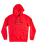 The Quiksilver Mens Omni Lockup Hoodie in Red