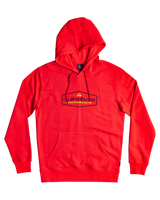 The Quiksilver Mens Omni Lockup Hoodie in Red