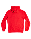 The Quiksilver Mens Omni Lockup Hoodie in Red