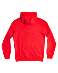 The Quiksilver Mens Omni Lockup Hoodie in Red