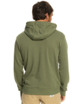 The Quiksilver Mens In Circles Hoodie in Four Leaf Clover