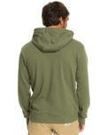 The Quiksilver Mens In Circles Hoodie in Four Leaf Clover