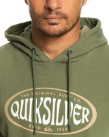 The Quiksilver Mens In Circles Hoodie in Four Leaf Clover