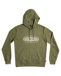 The Quiksilver Mens In Circles Hoodie in Four Leaf Clover