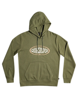 The Quiksilver Mens In Circles Hoodie in Four Leaf Clover