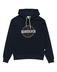 The Quiksilver Mens Circle Up Hoodie in Navy Blazer