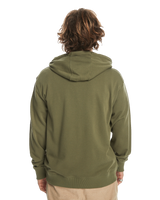 The Quiksilver Mens Circle Up Hoodie in Four Leaf Clover