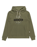 The Quiksilver Mens Circle Up Hoodie in Four Leaf Clover