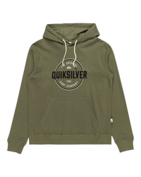 The Quiksilver Mens Circle Up Hoodie in Four Leaf Clover