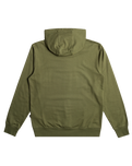 The Quiksilver Mens Gradient Mountains Hoodie in Four Leaf Clover