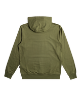 The Quiksilver Mens Gradient Mountains Hoodie in Four Leaf Clover