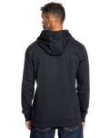 The Quiksilver Mens Gradient Mountains Hoodie in Black