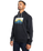 The Quiksilver Mens Gradient Mountains Hoodie in Black