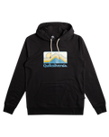 The Quiksilver Mens Gradient Mountains Hoodie in Black