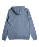 The Quiksilver Mens Gradient Mountains Hoodie in Flint Stone