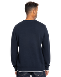 The Quiksilver Mens Altonside Sweatshirt in Navy Blazer