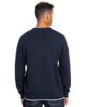 The Quiksilver Mens Altonside Sweatshirt in Navy Blazer