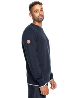 The Quiksilver Mens Altonside Sweatshirt in Navy Blazer