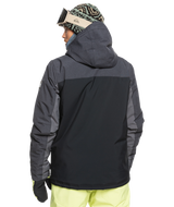 The Quiksilver Mens Dawson Tech Jacket in True Black