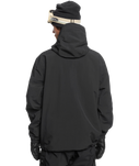 The Quiksilver Mens Steeze Tech Jacket in True Black