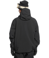 The Quiksilver Mens Steeze Tech Jacket in True Black