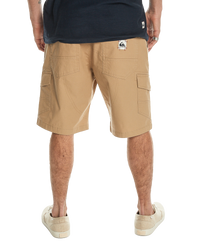 The Quiksilver Mens Cargo Walkshorts in Plage