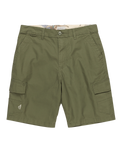 The Quiksilver Mens Cargo Walkshorts in Four Leaf Clover