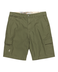 The Quiksilver Mens Cargo Walkshorts in Four Leaf Clover