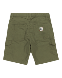 The Quiksilver Mens Cargo Walkshorts in Four Leaf Clover