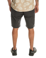 The Quiksilver Mens Cargo Walkshorts in Tarmac