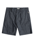 The Quiksilver Mens Davis Chino Walkshorts in Navy Blazer & Heather