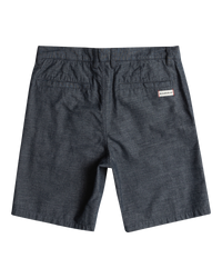 The Quiksilver Mens Davis Chino Walkshorts in Navy Blazer & Heather