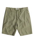 The Quiksilver Mens Davis Chino Walkshorts in Four Leaf Clover