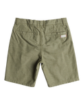 The Quiksilver Mens Davis Chino Walkshorts in Four Leaf Clover