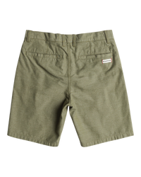 The Quiksilver Mens Davis Chino Walkshorts in Four Leaf Clover