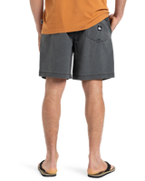 The Quiksilver Mens Taxer Walkshorts in Black