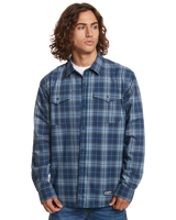 The Quiksilver Mens Free Climb Reversible Shirt in Insignia Blue