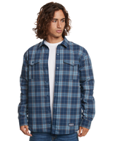 The Quiksilver Mens Free Climb Reversible Shirt in Insignia Blue